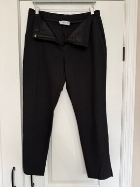 Mango Black Tailored Ankle Pants
